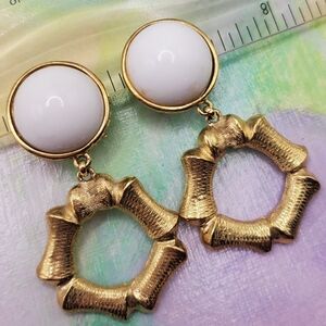 80s Retro Earrings Bold Drama Chunky And Funky
